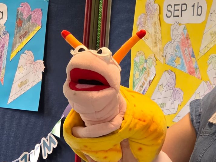 Begrüßung der neuen Erstklässler!