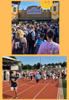 Schulausflug und Spendenlauf